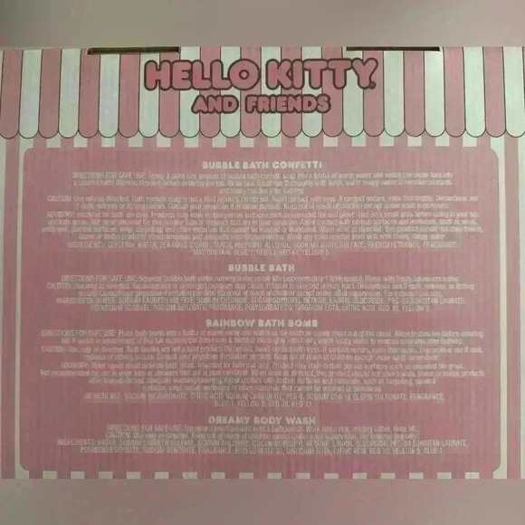 ๐ซSOLD๐ซ Hello Kitty 6-pc Cozy Bath Time Set - Picture 4 of 4
